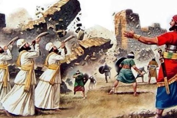 Illustration of Joshua in Noah Webster Bible