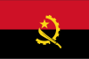 The flag of Angola