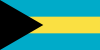 The flag of The Bahamas