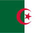 The flag of Algeria