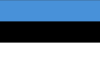 The flag of Estonia