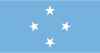 The flag of Micronesia