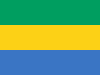 The flag of Gabon