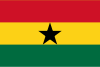 The flag of Ghana