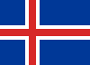 The flag of Iceland