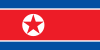 The flag of North Korea