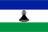 The flag of Lesotho