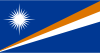 The flag of the Marshall Islands