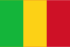 The flag of Mali