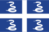 The flag of Martinique