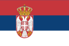 The flag of Serbia