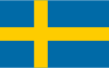 The flag of Sweden