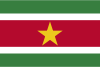 The flag of Suriname