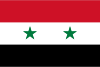 The flag of Syria
