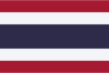 The flag of Thailand
