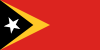 The flag of Timor-Leste