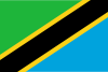 The flag of Tanzania