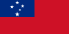 The flag of Samoa