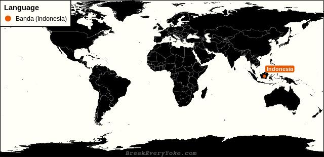 All countries where Banda (Indonesia) is a significant language