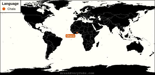 All countries where Chala is a significant language