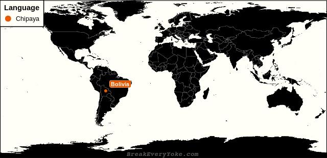 All countries where Chipaya is a significant language