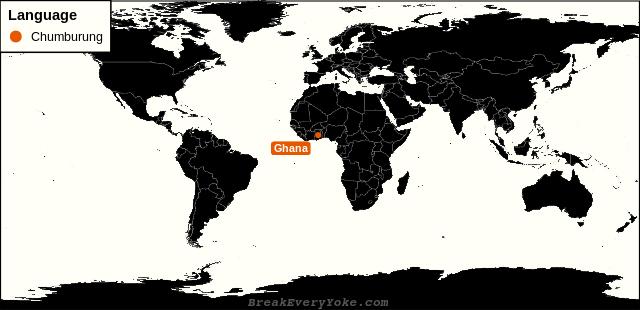 All countries where Chumburung is a significant language