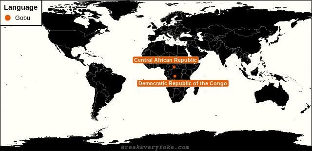 All countries where Gobu is a significant language