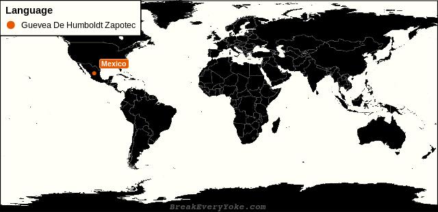 All countries where Guevea De Humboldt Zapotec is a significant language
