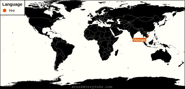 All countries where Hre is a significant language