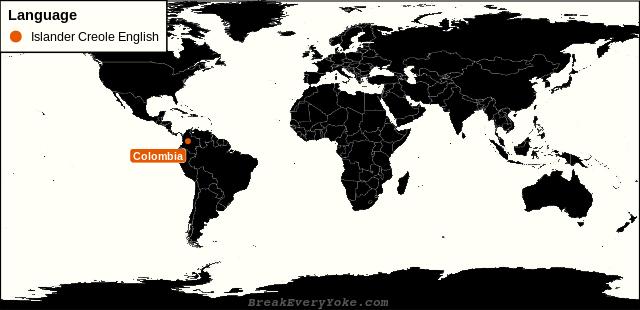 All countries where Islander Creole English is a significant language