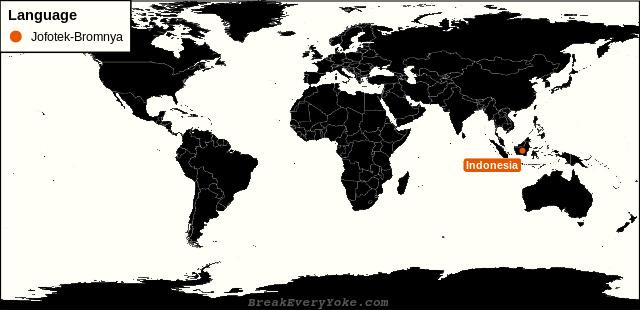 All countries where Jofotek-Bromnya is a significant language
