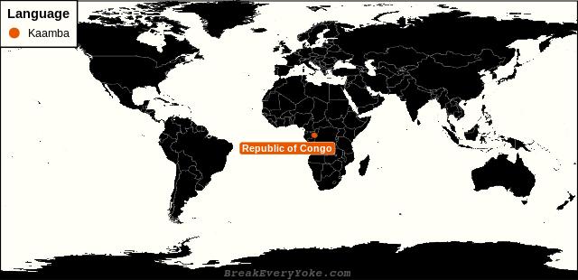 All countries where Kaamba is a significant language