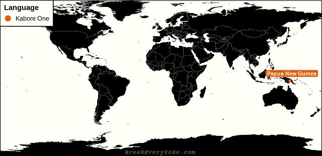 All countries where Kabore One is a significant language