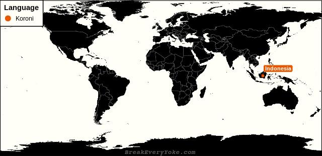 All countries where Koroni is a significant language