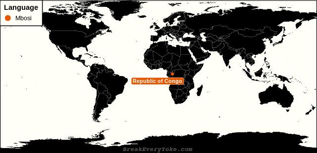 All countries where Mbosi is a significant language