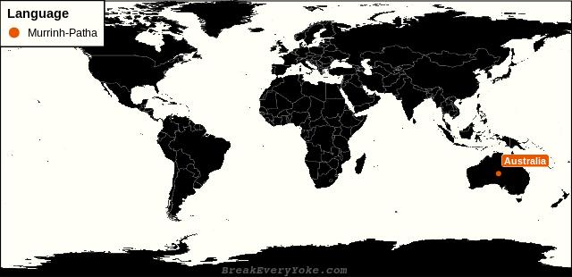 All countries where Murrinh-Patha is a significant language