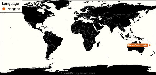 All countries where Nengone is a significant language