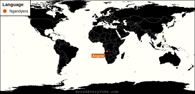 All countries where Ngandyera is a significant language