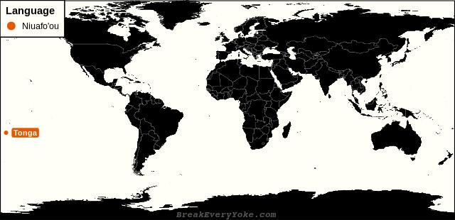 All countries where Niuafo'ou is a significant language