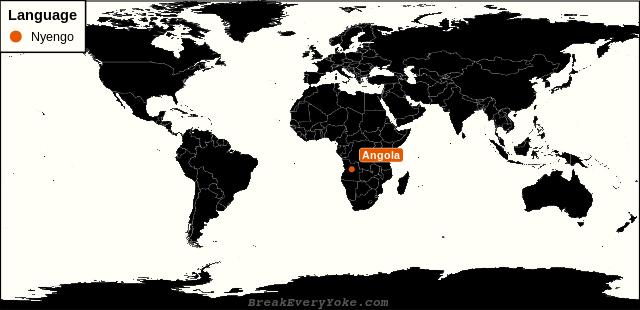 All countries where Nyengo is a significant language