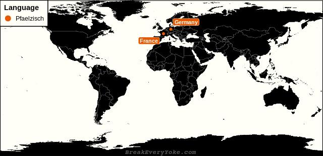 All countries where Pfaelzisch is a significant language