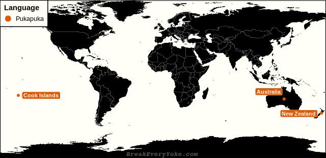 All countries where Pukapuka is a significant language