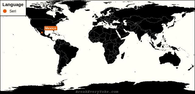 All countries where Seri is a significant language
