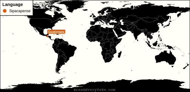 All countries where Sipacapense is a significant language