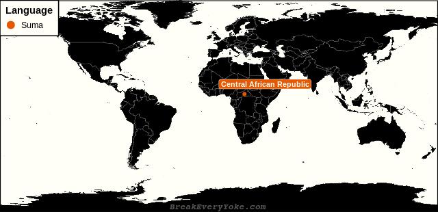 All countries where Suma is a significant language