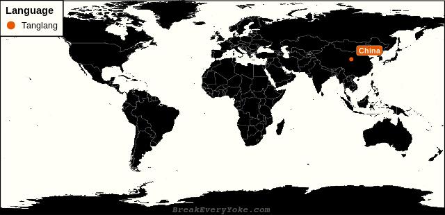 All countries where Tanglang is a significant language