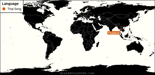 All countries where Thai Song is a significant language