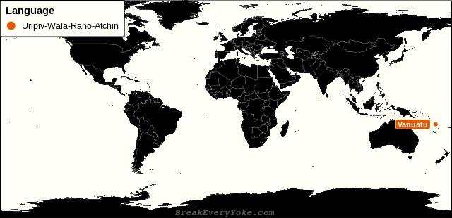 All countries where Uripiv-Wala-Rano-Atchin is a significant language