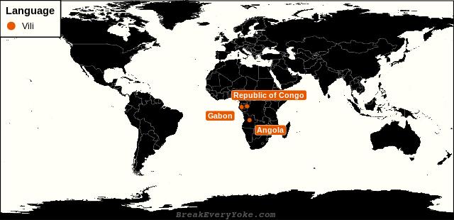 All countries where Vili is a significant language