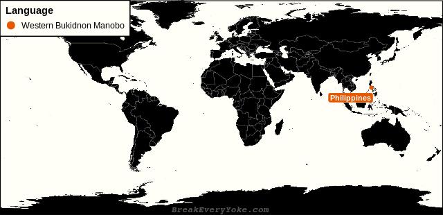 All countries where Western Bukidnon Manobo is a significant language